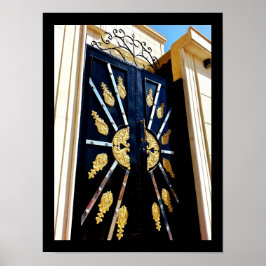 Decoraciones de puertas doradas