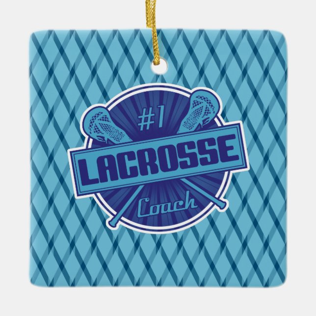 Decoraciones del Coach Lacrosse Número 1 (Anverso)
