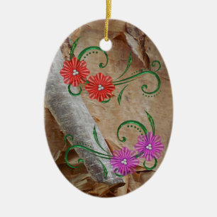 Decoraciones exclusivas de Ojibwe Floral Pattern C