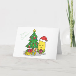 Decoraciones lindas del árbol de navidad del maíz
