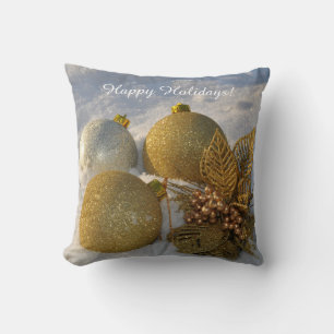 Decoraciones navideñas almohada de lanzamiento de 