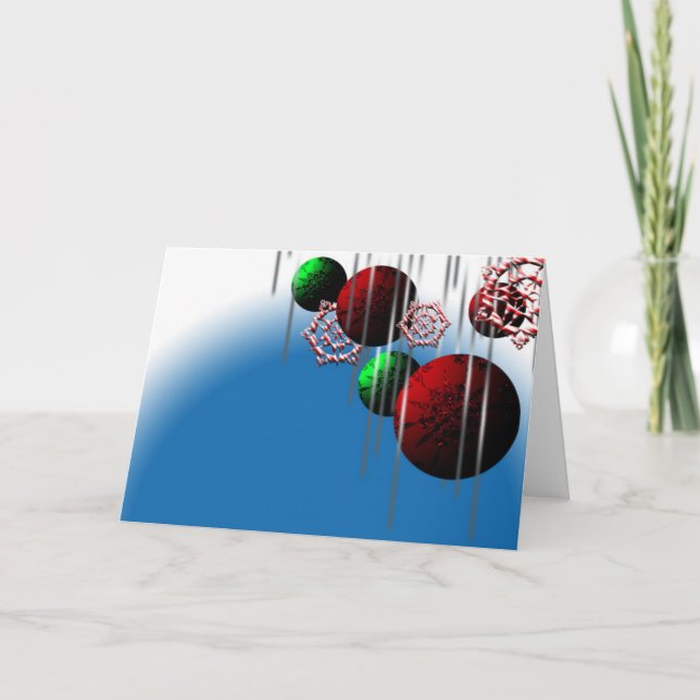 Decoraciones navideñas de navidad adornadas con fl (Anverso)