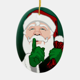 Decoraciones navideñas de Santa Cláusula Ornament 
