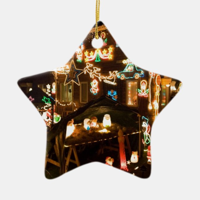 Decoraciones navideñas exteriores (Frente)