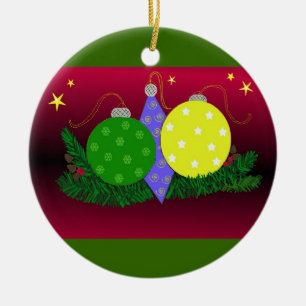 Decoraciones navideñas festivas