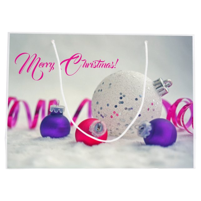 Decoraciones navideñas Gran Bolsa de Regalos (Reverso)