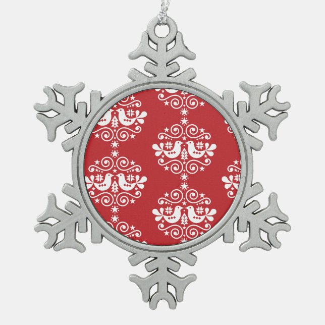 Decoraciones navideñas nórdicas escandinavas (Anverso)