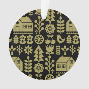 Decoraciones navideñas nórdicas escandinavas