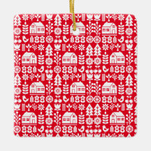 Decoraciones navideñas nórdicas escandinavas