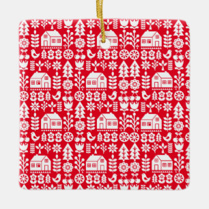 Decoraciones navideñas nórdicas escandinavas