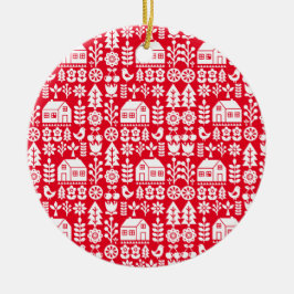 Decoraciones navideñas nórdicas escandinavas