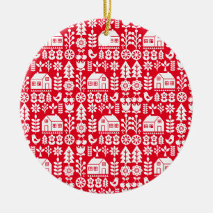 Decoraciones navideñas nórdicas escandinavas