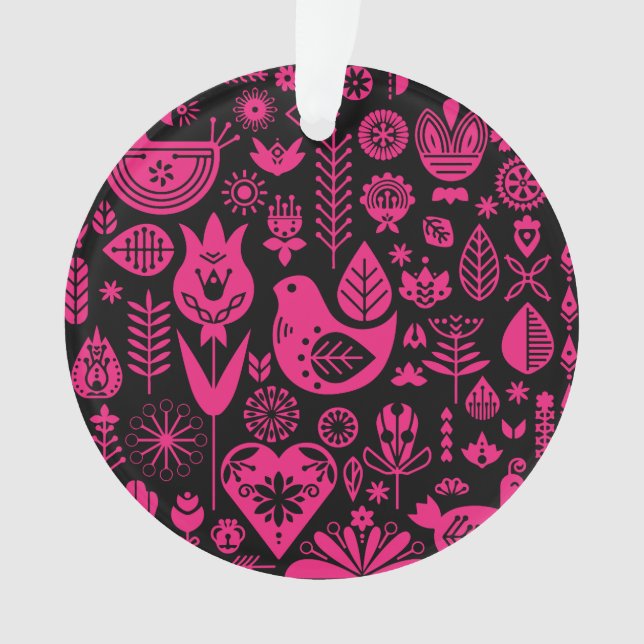 Decoraciones navideñas nórdicas escandinavas (Anverso)