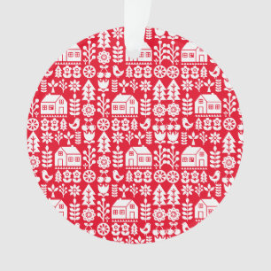 Decoraciones navideñas nórdicas escandinavas