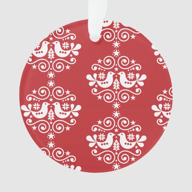 Decoraciones navideñas nórdicas escandinavas (Anverso)