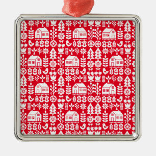 Decoraciones navideñas nórdicas escandinavas