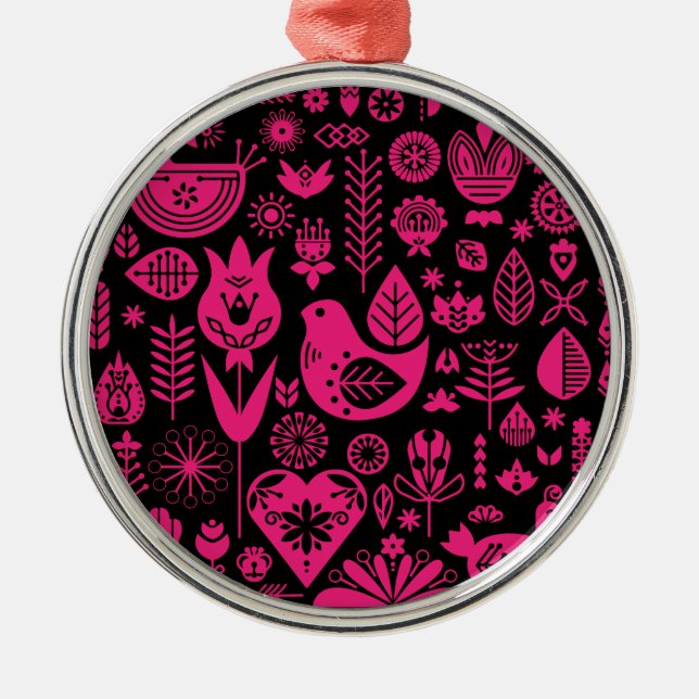 Decoraciones navideñas nórdicas escandinavas (Frente)