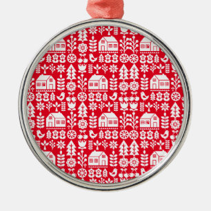 Decoraciones navideñas nórdicas escandinavas