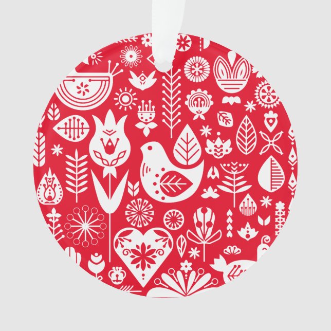 Decoraciones navideñas nórdicas escandinavas (Anverso)