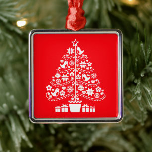 Decoraciones navideñas tradicionales escandinavas