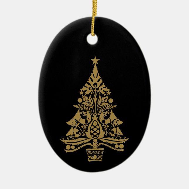 Decoraciones nórdicas del árbol de Navidad escandi (Frente)