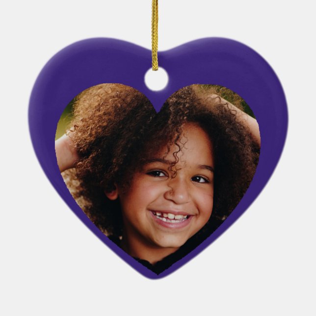 Decoraciones púrpuras del navidad, corazón de (Atrás)