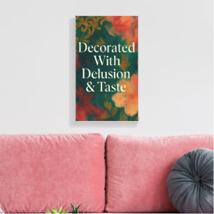 Decorado Con Ilusión Y Gusto Moderno Lienzo