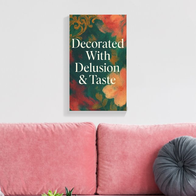 Decorado Con Ilusión Y Gusto Moderno Lienzo (Insitu (Sala de estar))