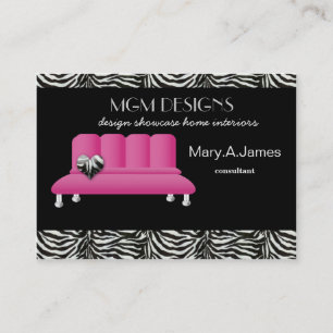decorador de interiores de moda Tarjetas de visita