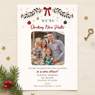 Decorando nuevos pasillos Navidad Foto móvil de va