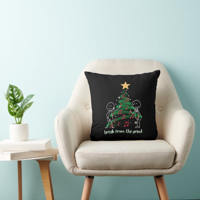 Decorar almohada de árbol de navidad BFTG (Silla)