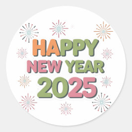 Decorar tus Pegatinas de Año Nuevo 2025