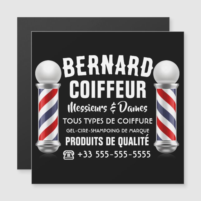 Décoration de salon de coiffure (Anverso/Reverso)