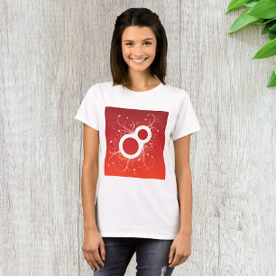 Decorativa Ocho camisetas para mujeres