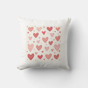 Decorativo adorable cojín de corazón