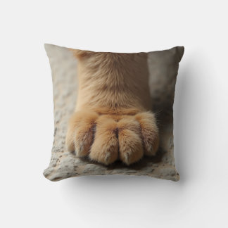 Decorativo adorable cojín de pata de gato