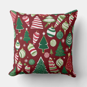 Decorativo adornos de caramelo para cojín de árbol de navidad