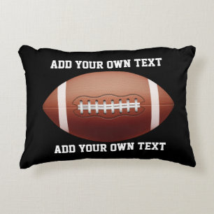 Decorativo Agregar texto en cojín de fútbol americano