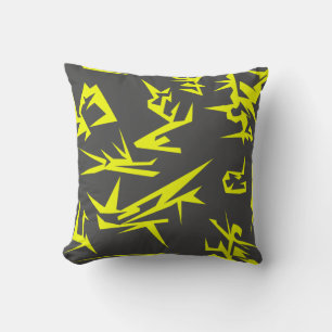 Decorativo Almohín de cojín de color amarillo anaranjado