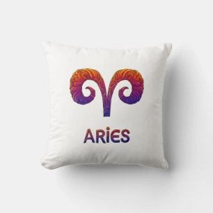 Decorativo Aries Zodiac / Cojín Símbolo de Aries