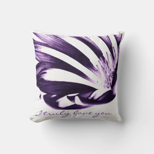 Decorativo Arte por la pasión púrpura del brezo, Cojín (Anverso)