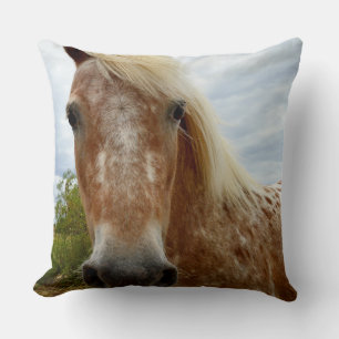 Decorativo Azúcar El Caballo Appaloosa, Cojín Grande.