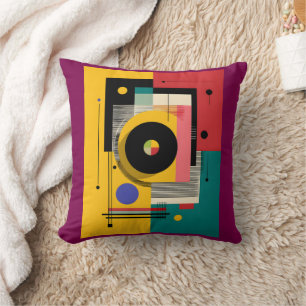 Decorativo Bauhaus Abstract Geometric Cojín Retro