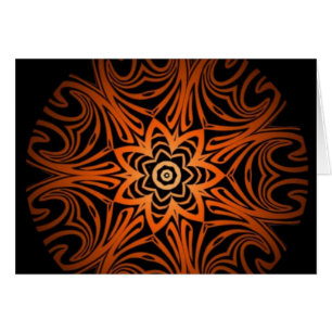 Decorativo caleidoscopio de dos tonos