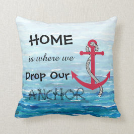 Decorativo Casa es donde dejamos caer nuestro Cojín decorativ