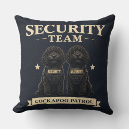 Decorativo Cockapoo Equipo de Seguridad Regalo cojín