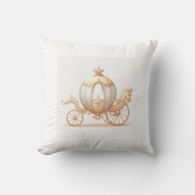 Decorativo Cojín Carroza Bebé Colección Pequeños Sueños (Anverso)