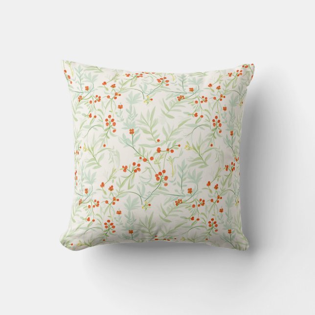 Decorativo cojín con naturaleza (Anverso)