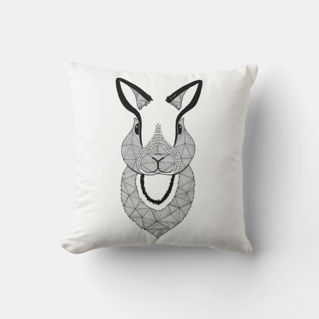 Decorativo Cojín conejo rabbit (Anverso)