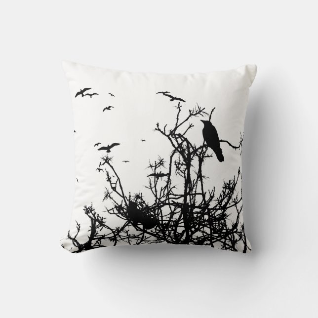Decorativo Cojín CROWS (Anverso)